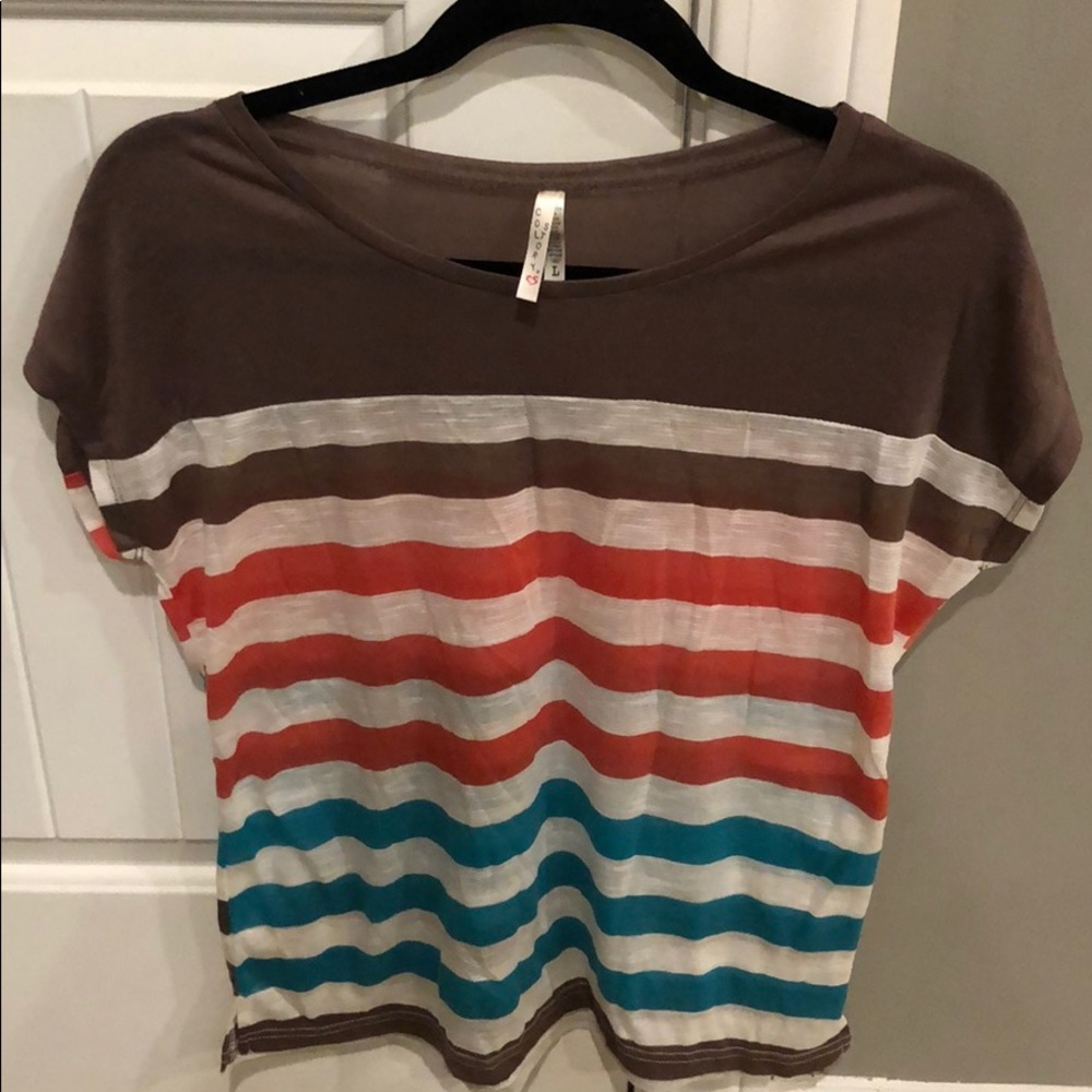 Women boutique stripe top